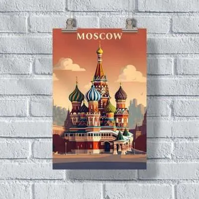 Moscow St. Basil's Cathedral Poster