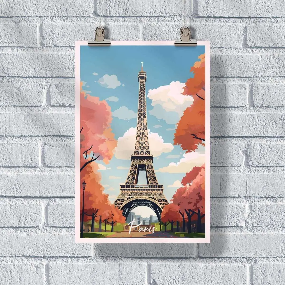 Paris Eiffel Tower Poster