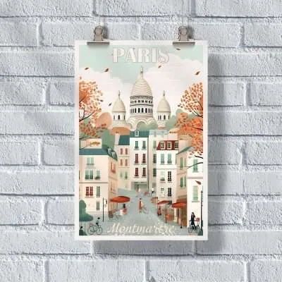 Paris Montmartre Poster