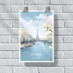 Paris Seine River Poster
