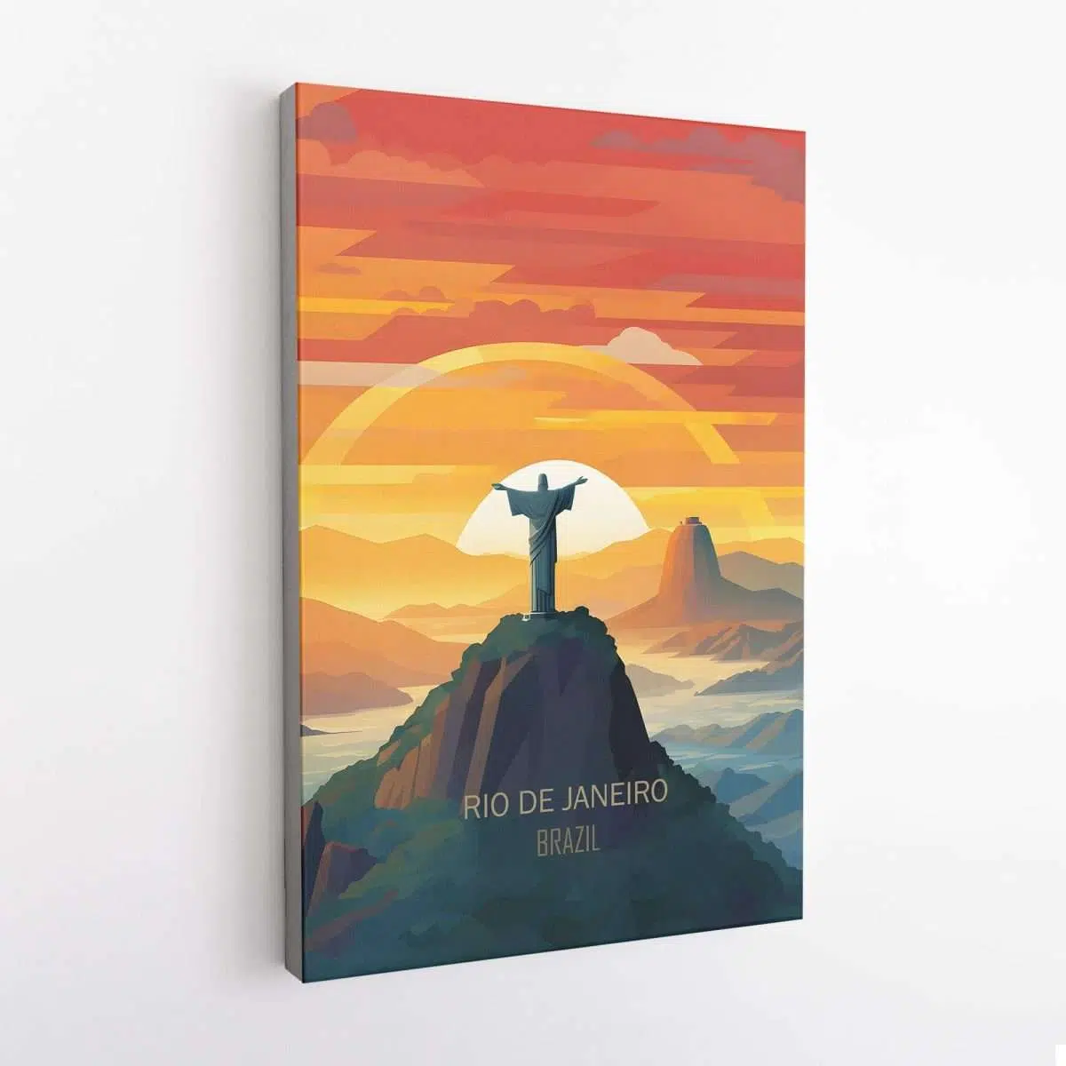 Rio De Janeiro Christ The Redeemer Canvas