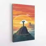 Rio De Janeiro Christ The Redeemer Canvas