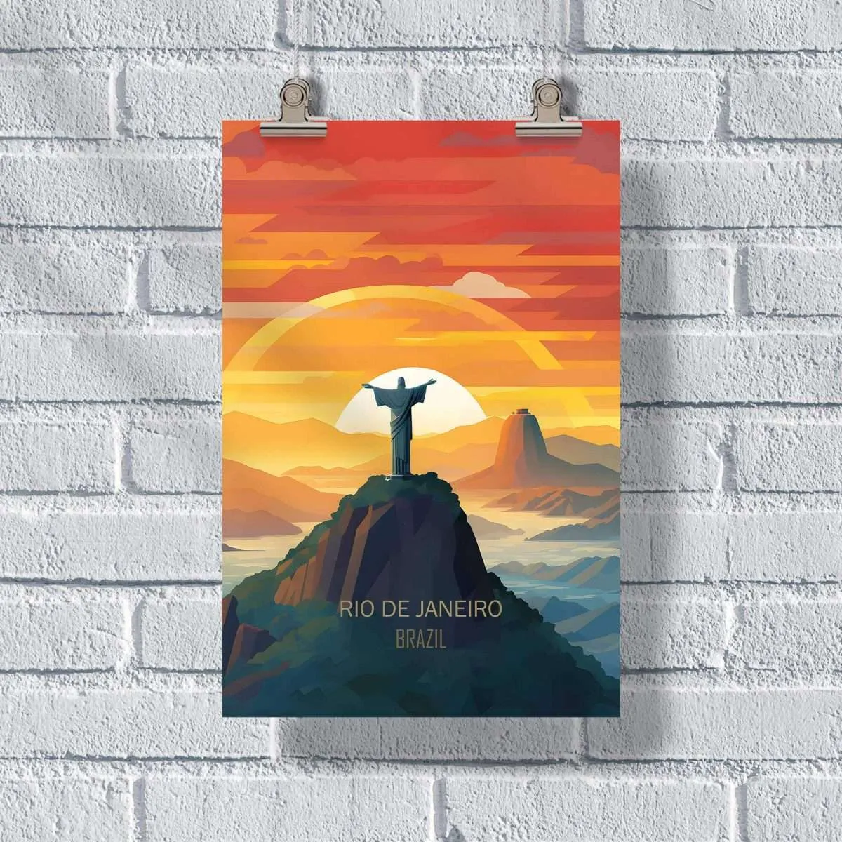 Rio De Janeiro Christ The Redeemer Poster