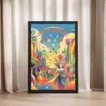 Rio De Janeiro Samba Carnival Framed Poster