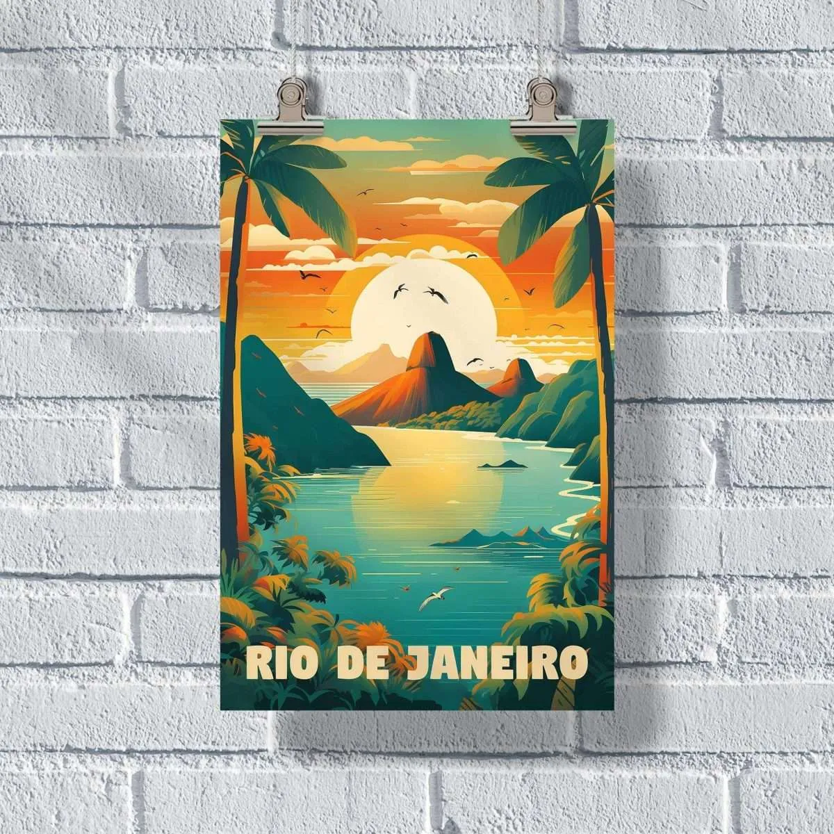 Rio De Janeiro Sugarloaf Mountain Poster