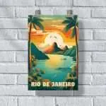 Rio De Janeiro Sugarloaf Mountain Poster