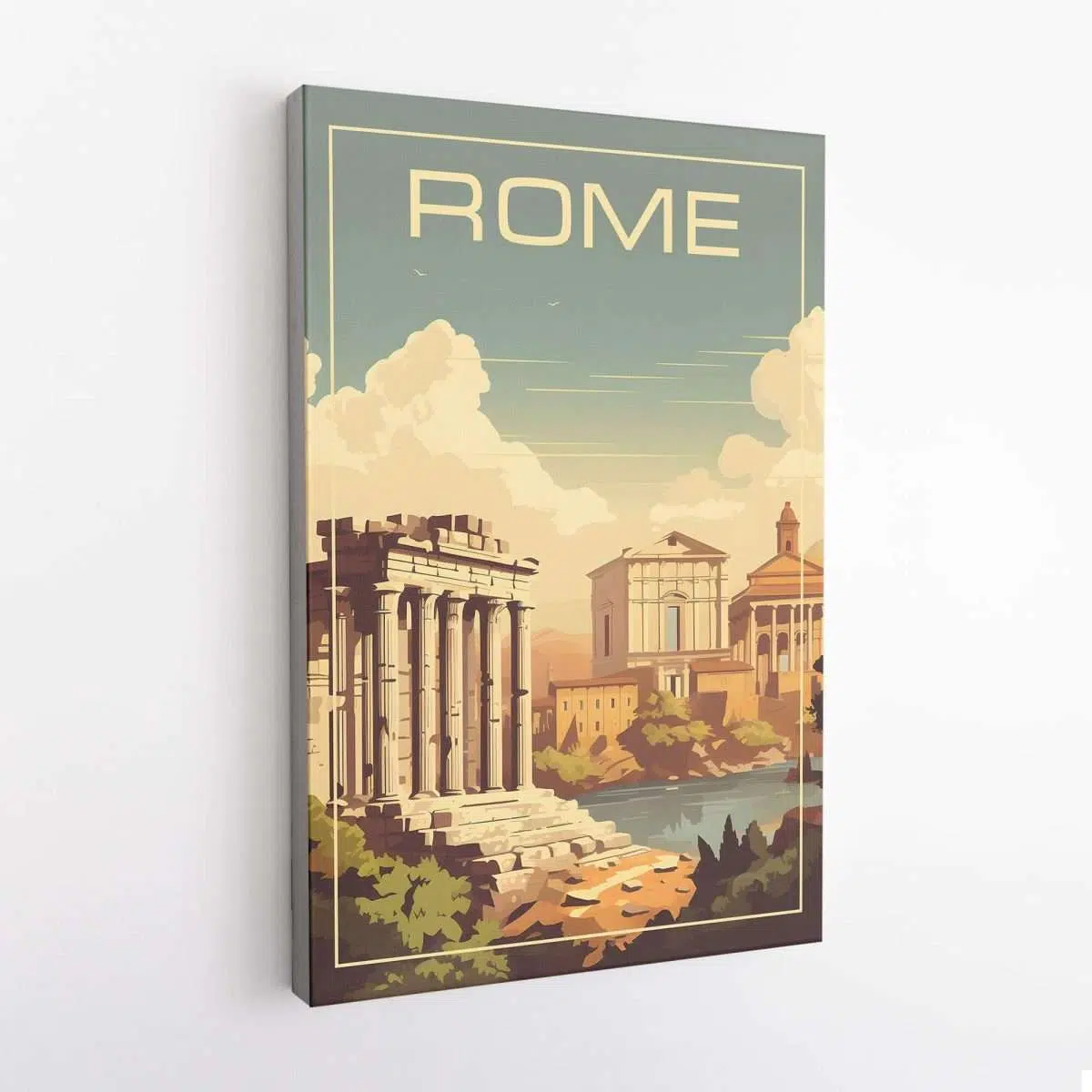 Rome Roman Forum Canvas