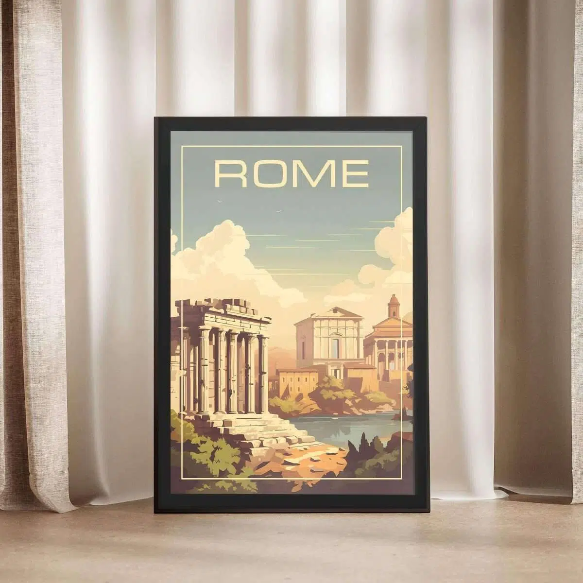 Rome Roman Forum Framed Poster