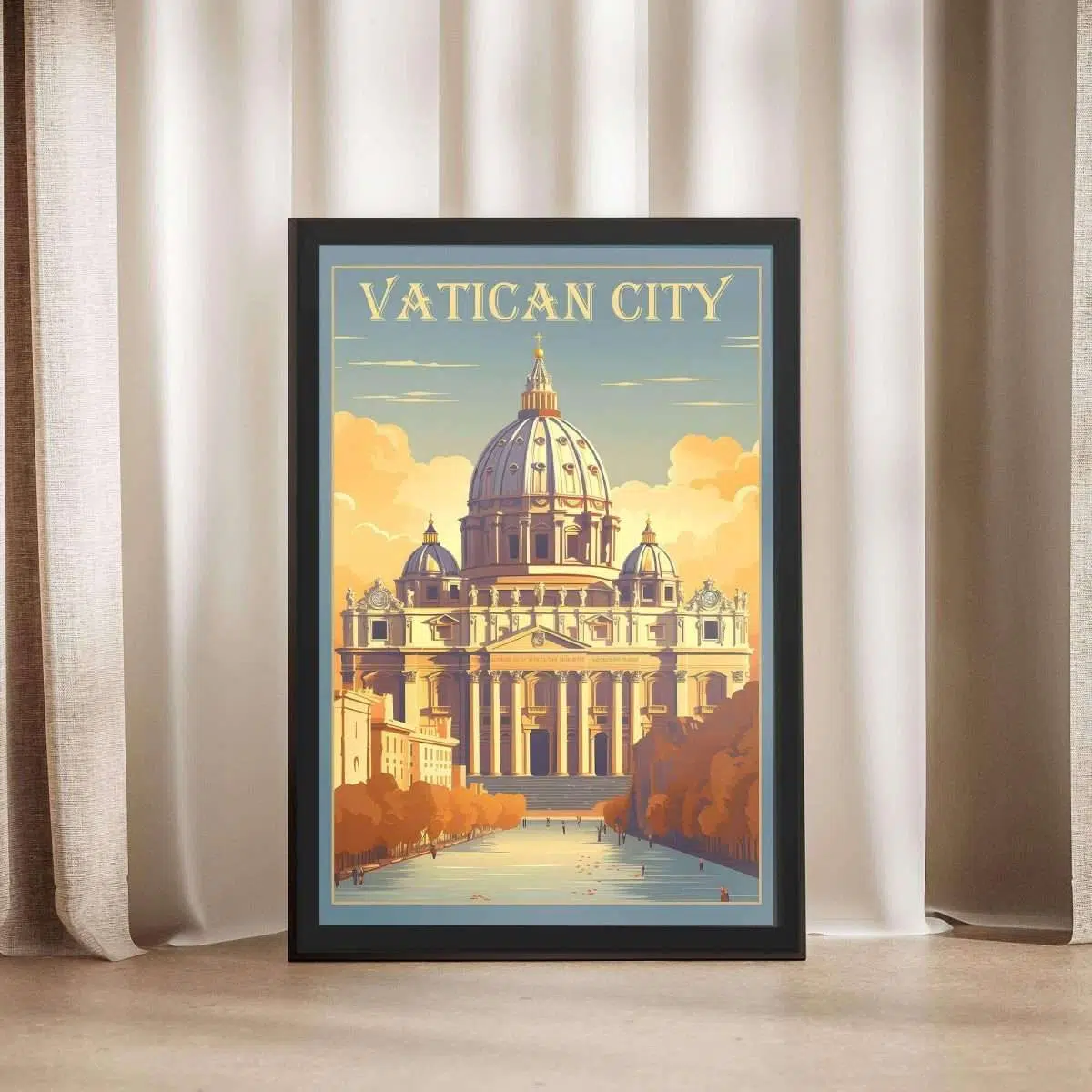 Rome Vatican City Framed Poster