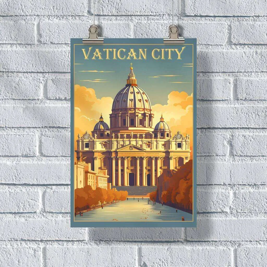 Rome Vatican City Poster