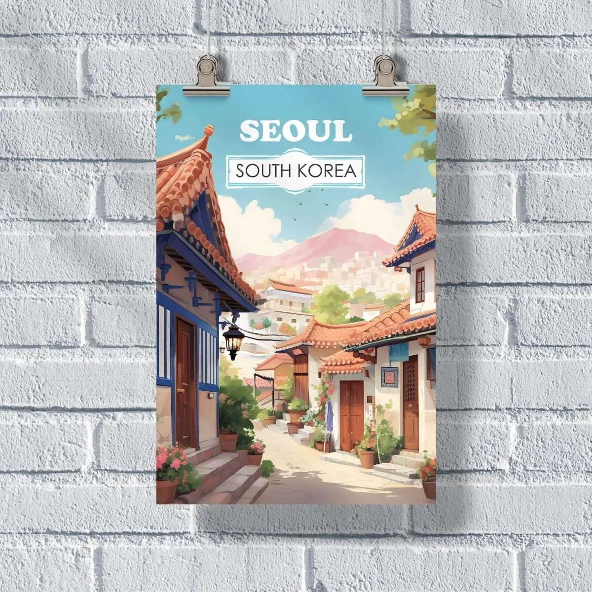 Seoul Bukchon Hanok Village Poster