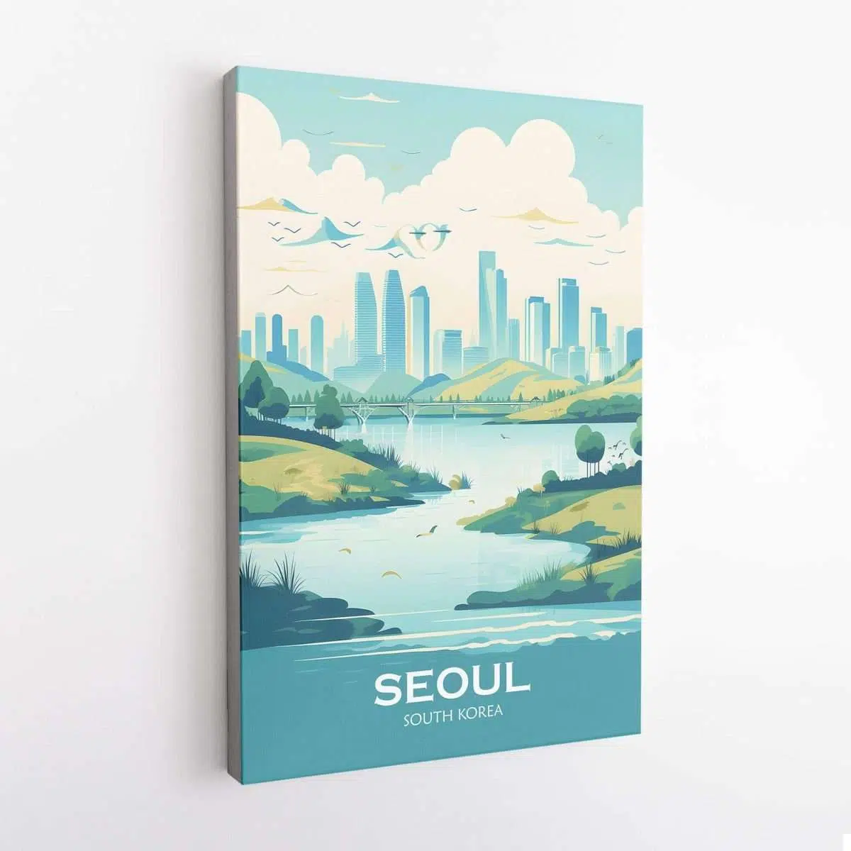 Seoul Han River Canvas