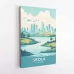 Seoul Han River Canvas