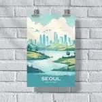 Seoul Han River Poster