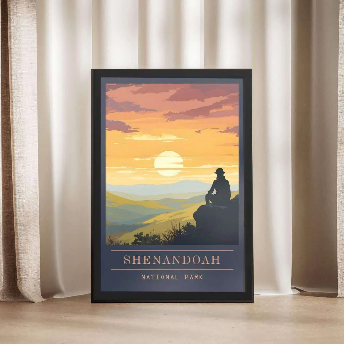 Shenandoah National Park Appalachian Trail Retreat Framed Poster