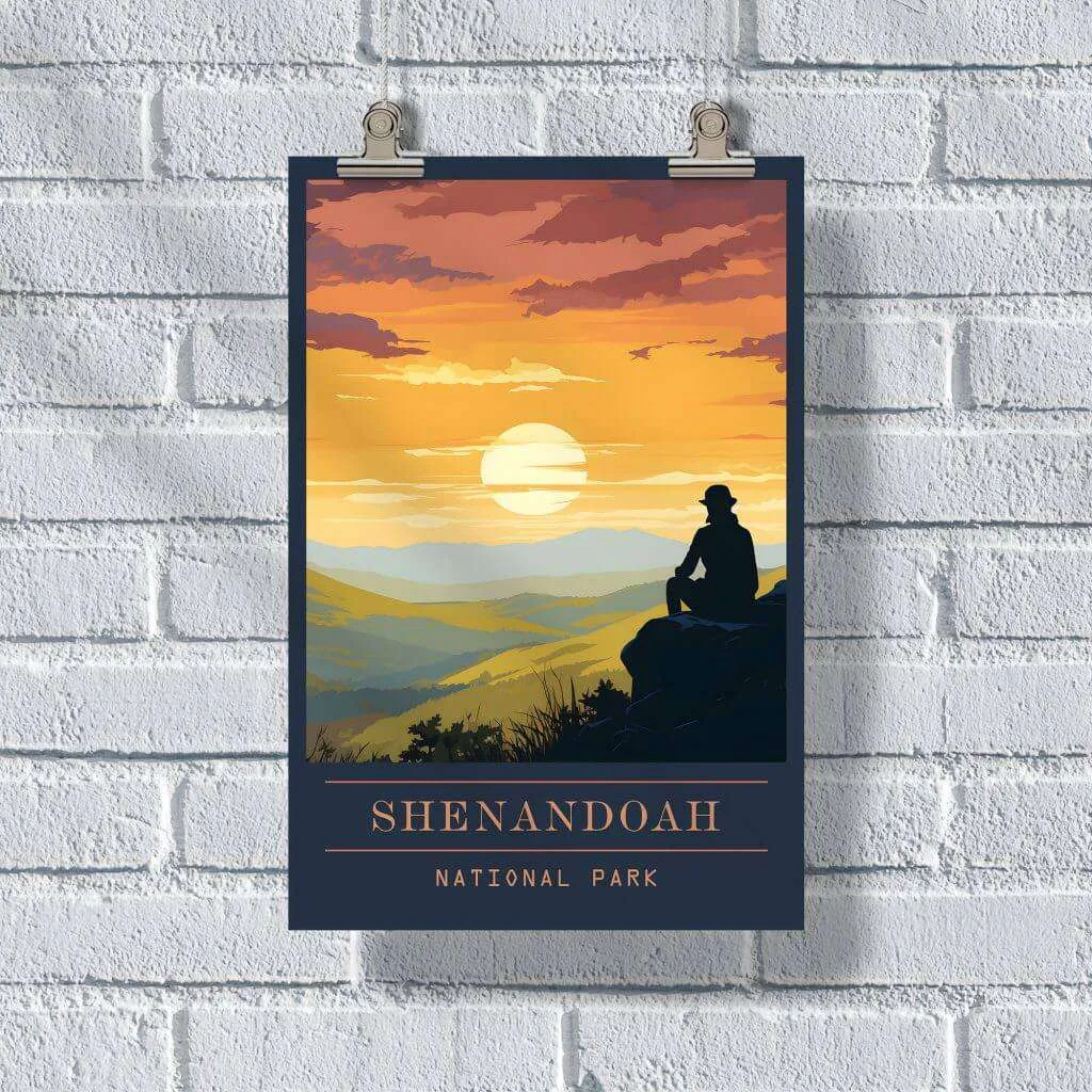 Shenandoah National Park Appalachian Trail Retreat Poster