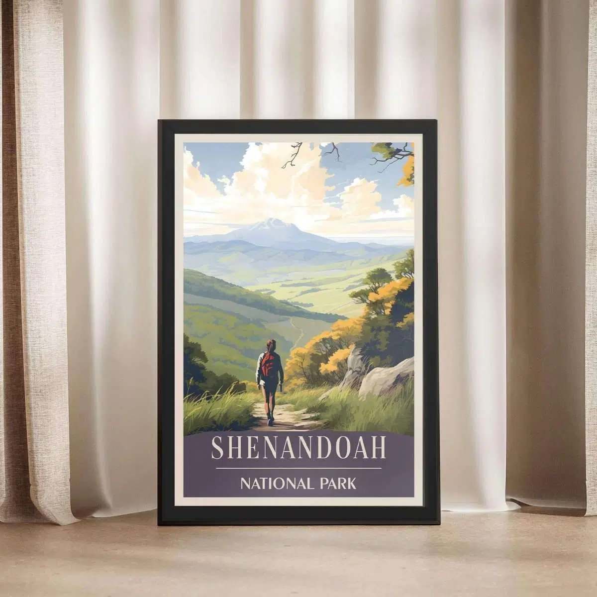 Shenandoah National Park Appalachian Trail Framed Poster