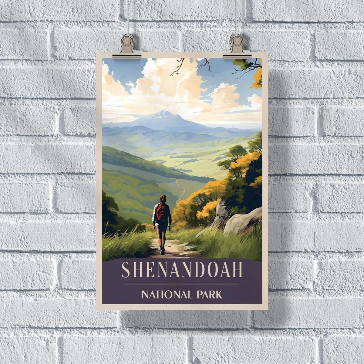 Shenandoah National Park Appalachian Trail Poster