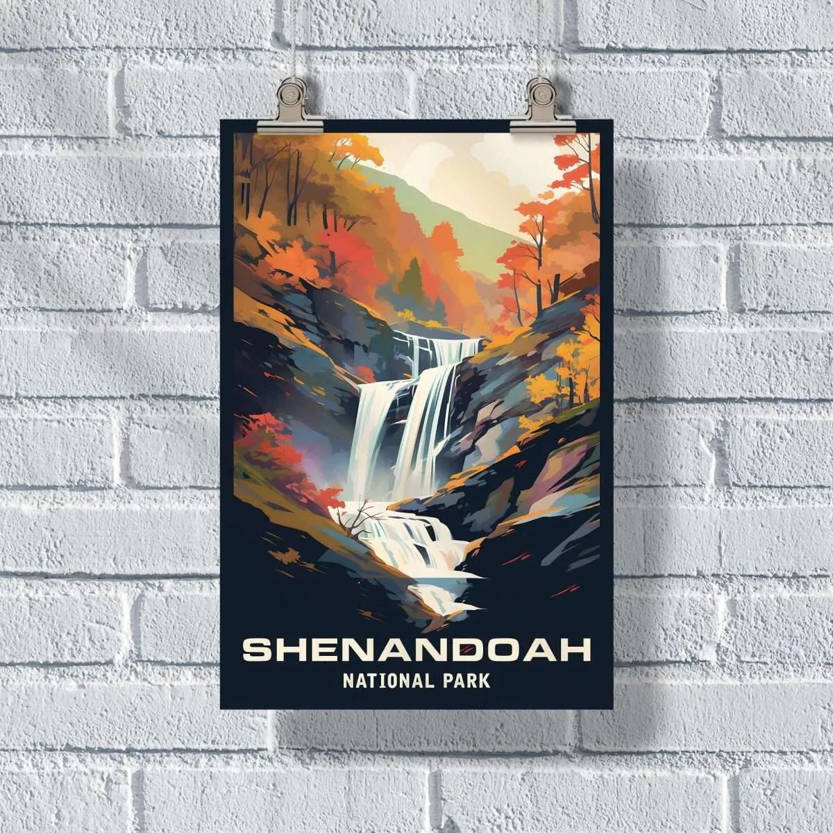 Shenandoah National Park Dark Hollow Falls Poster