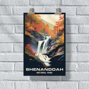 Shenandoah National Park Dark Hollow Falls Poster