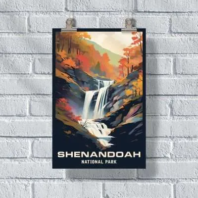 Shenandoah National Park Dark Hollow Falls Poster