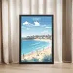 Sydney Bondi Beach Framed Poster