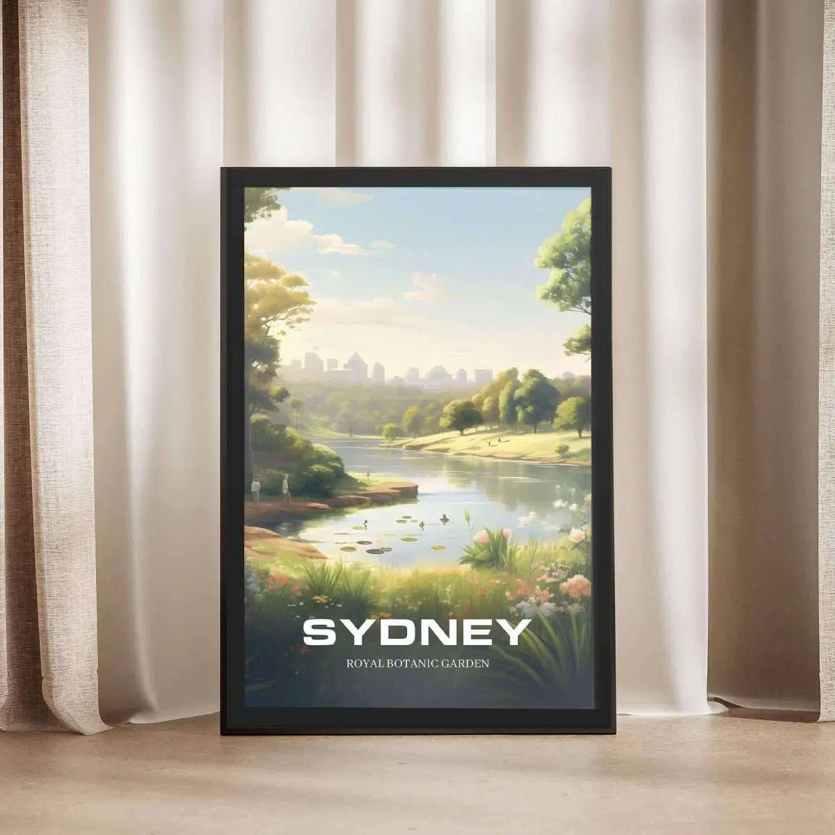 Sydney Royal Botanic Garden Framed Poster