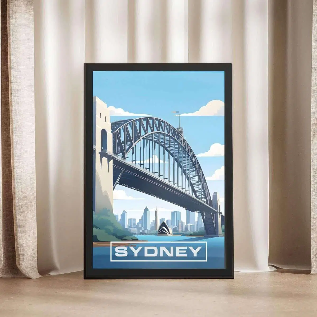 Sydney Sydney Harbour Bridge Framed Poster