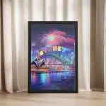 Sydney Vivid Sydney Festival Framed Poster