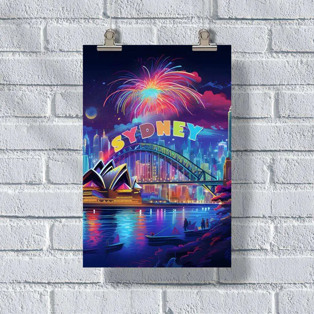 Sydney Vivid Sydney Festival Poster