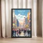 Tokyo Shibuya Crossing Framed Poster