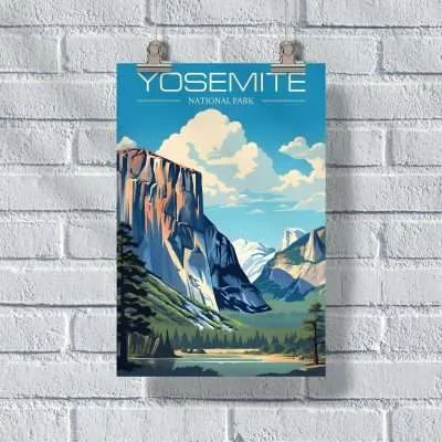 Yosemite National Park El Capitan Majesty Poster