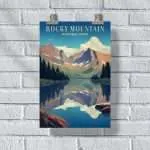 Rocky Mountain National Park Alpine Lake Reflections Poster