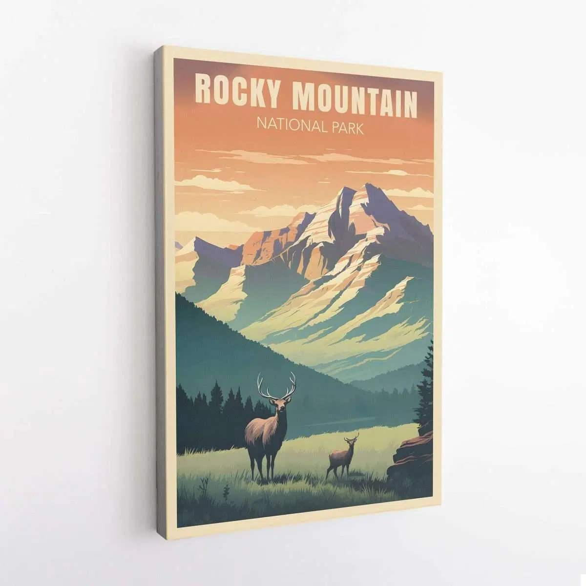 Rocky Mountain National Park Elk Meadow Canvas