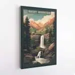 Rocky Mountain National Park Hidden Waterfalls Canvas