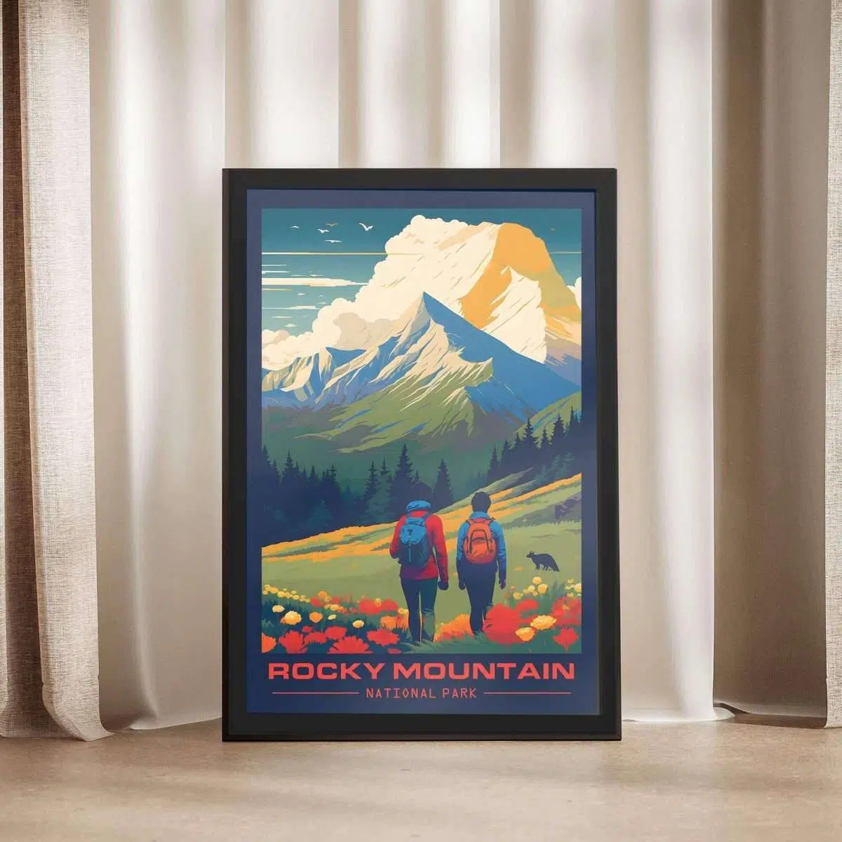 Rocky Mountain National Park Tundra Expedition Framed Poster