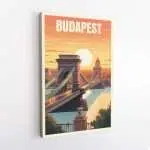 Budapest Chain Bridge Canvas