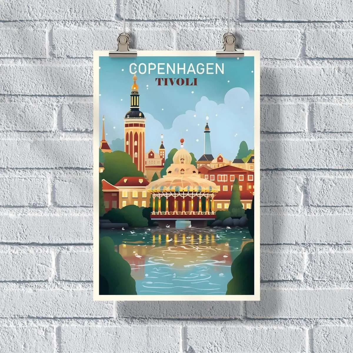 Copenhagen Tivoli Poster