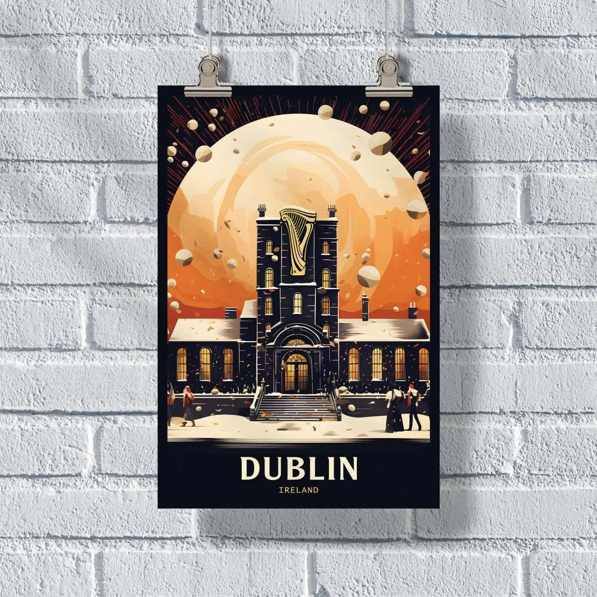 Dublin Guinness Poster