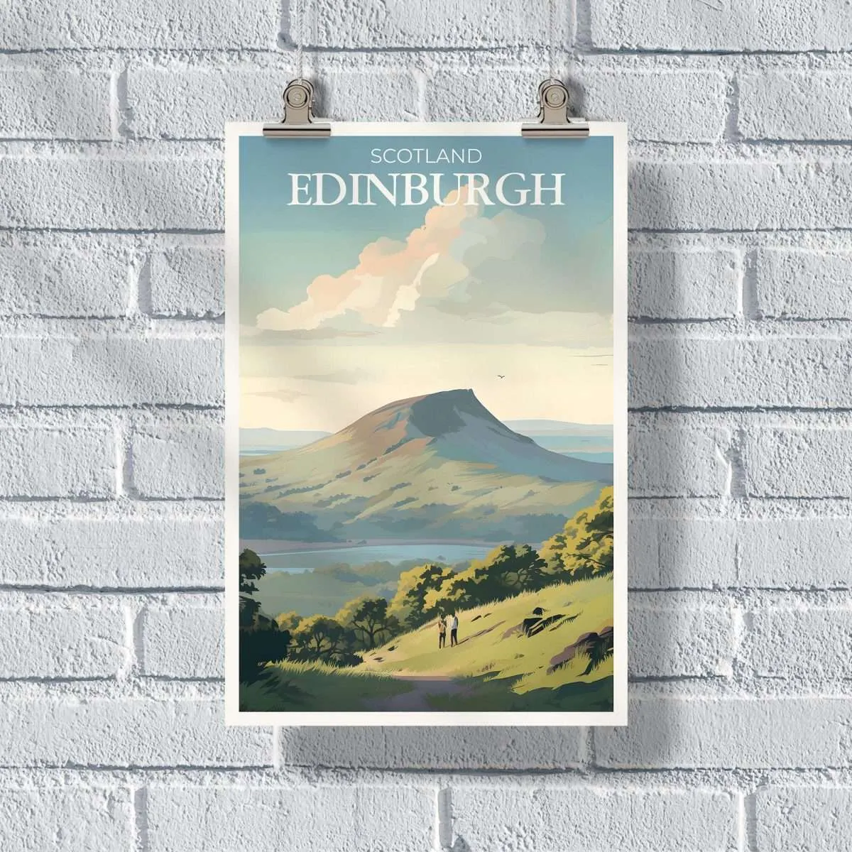 Edinburgh Arthur's Seat Poster