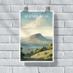 Edinburgh Arthur's Seat Poster