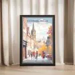 Edinburgh The Royal Mile Framed Poster