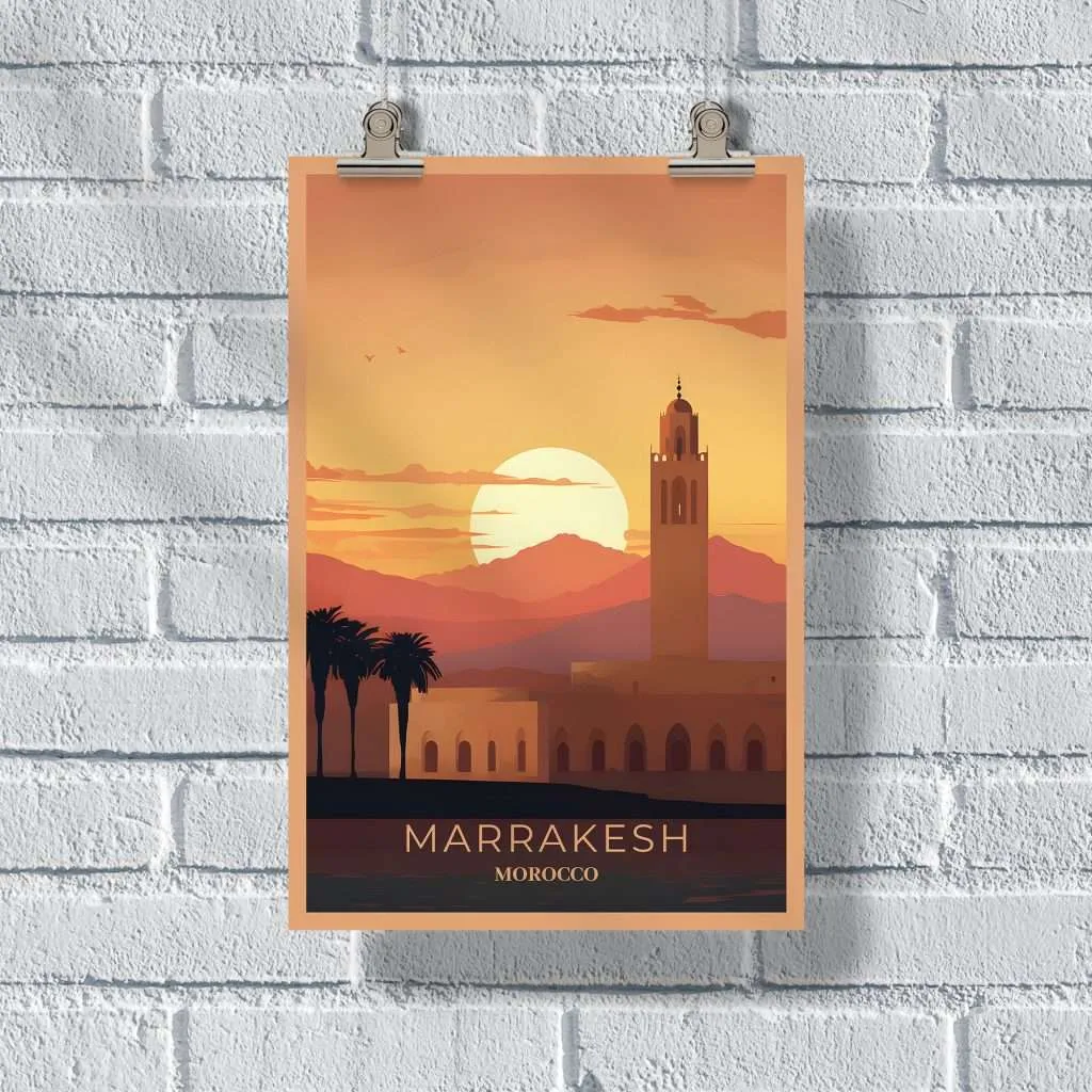 Marrakesh Koutoubia Mosque Poster