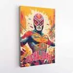 Mexico Lucha Libre Wrestling Canvas