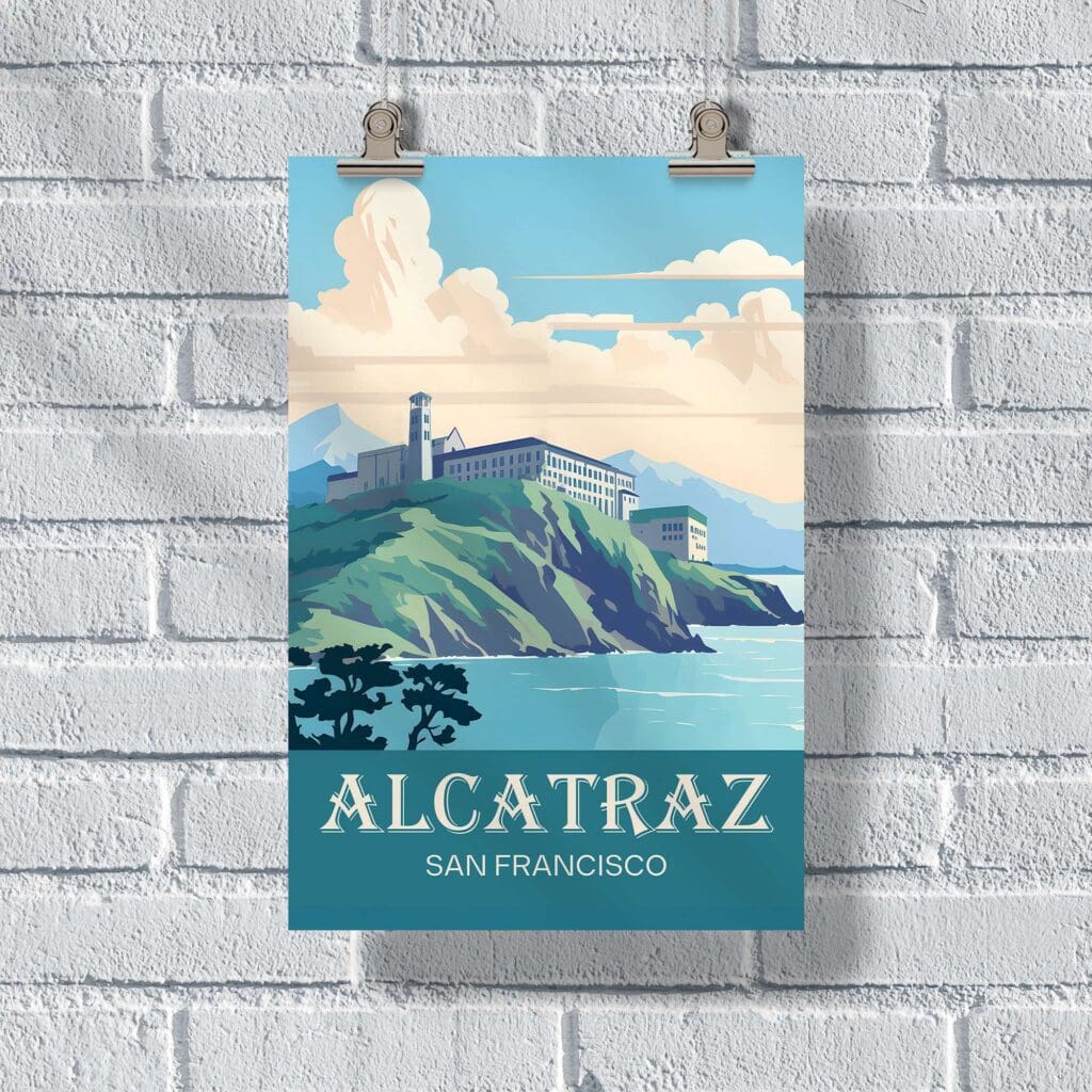 San Francisco Alcatraz Island Poster