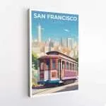 San Francisco Cable Car Canvas