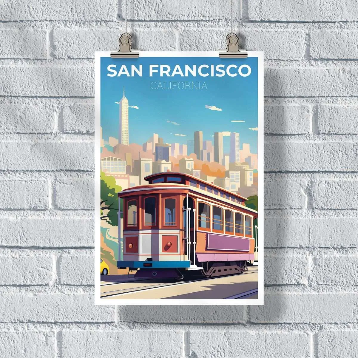 San Francisco Cable Car Poster