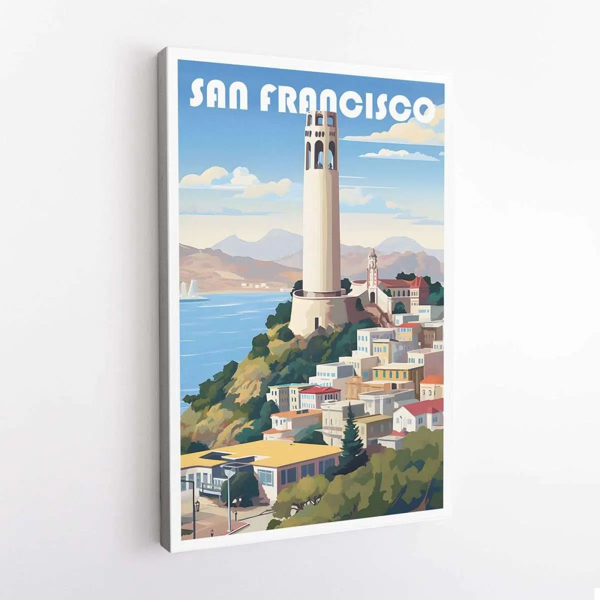 San Francisco Coit Tower Canvas