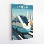 Shanghai Maglev Train Canvas