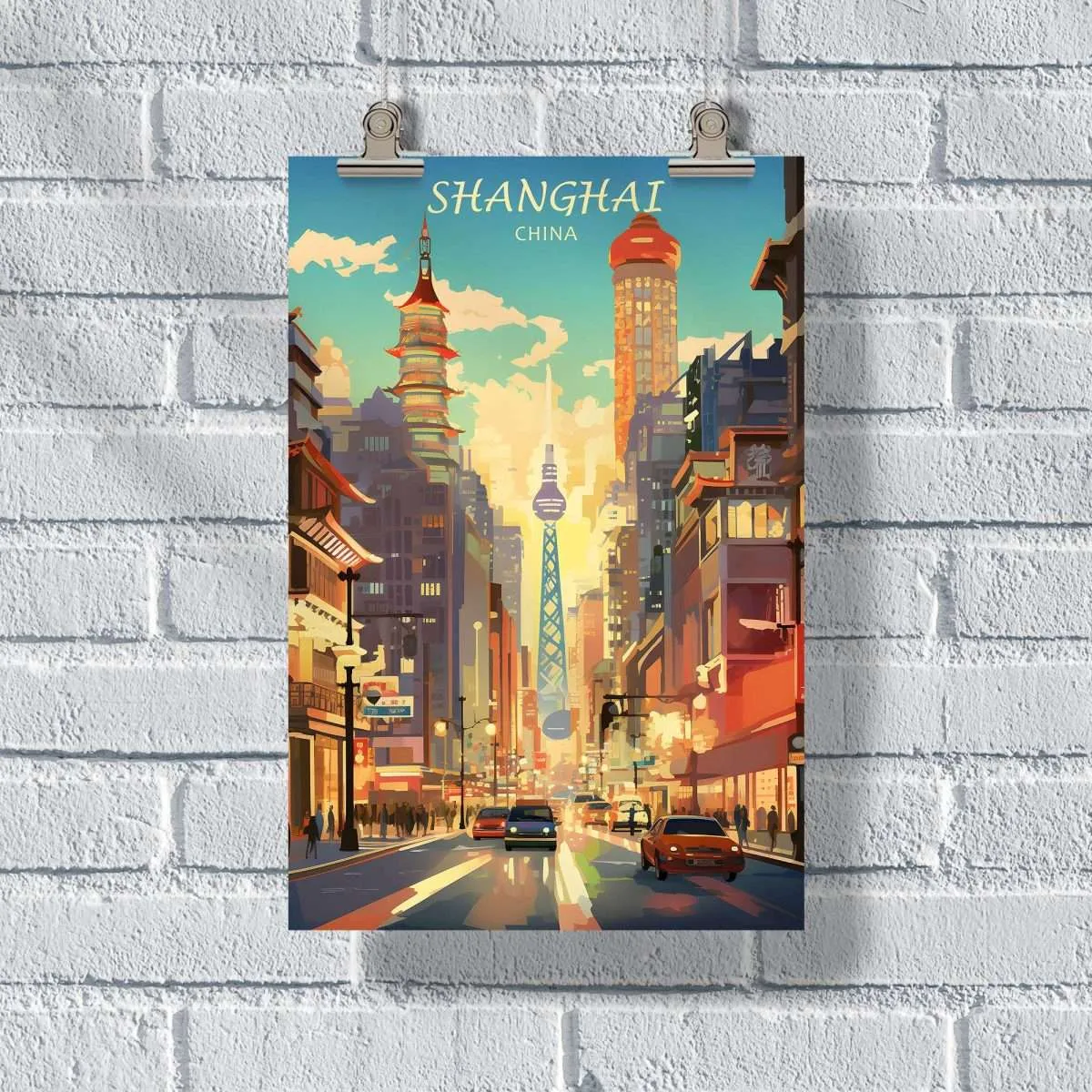 Shanghai Nanjing Road Poster